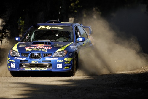 2007 - Travis Pastrana - Subaru - Rally America - ? Red Bull - photo by Jason Arnold